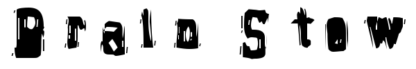Brain Stew font preview